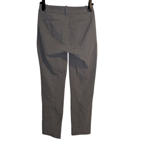 J. Crew Ruby Pant Charcoal High Rise Waisted Full Length Twill Dress Trouser 0 - Picture 4 of 6